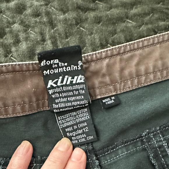 Kuhl Green Gray Women's Hiking Trousers - Picture 1 of 9